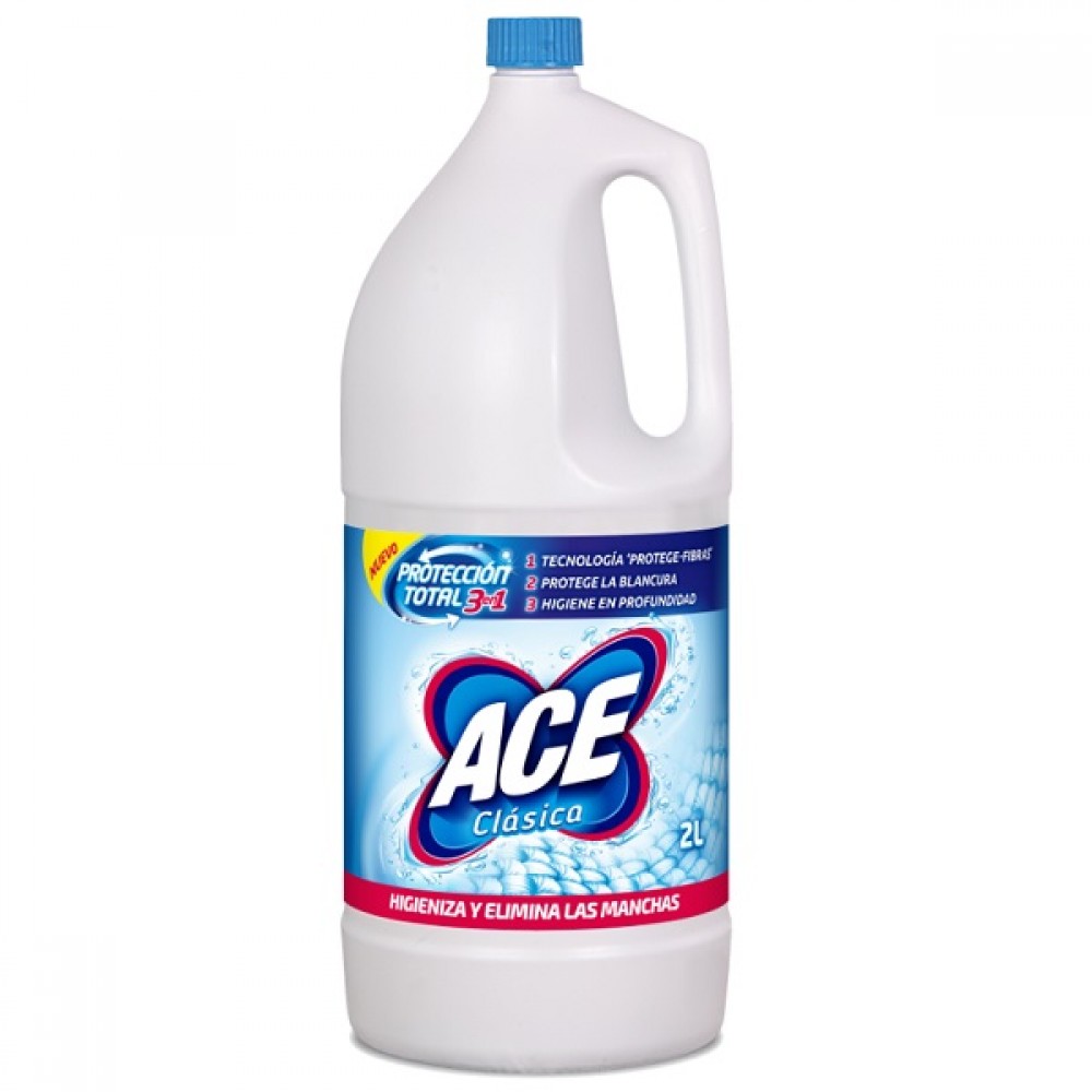 Ace Lixivia Clássica Proteção Total 3en1 2 Litros 1Un.