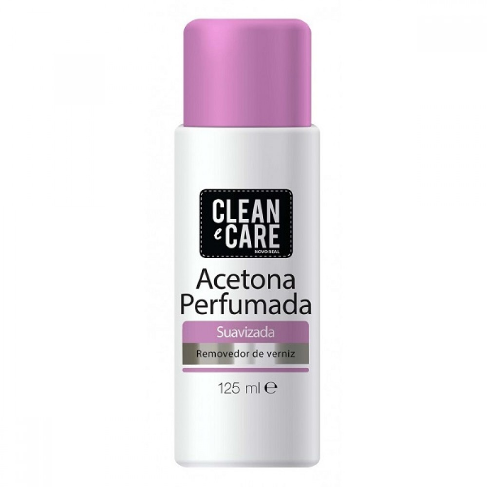 Acetona Suavizada Perfumada Clean & Care 125ml 1Un.