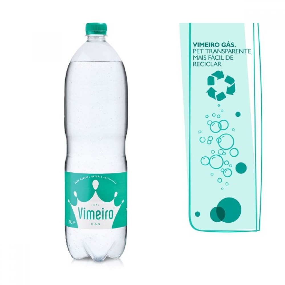 Vimeiro Água C/Gás Pet 1,5L