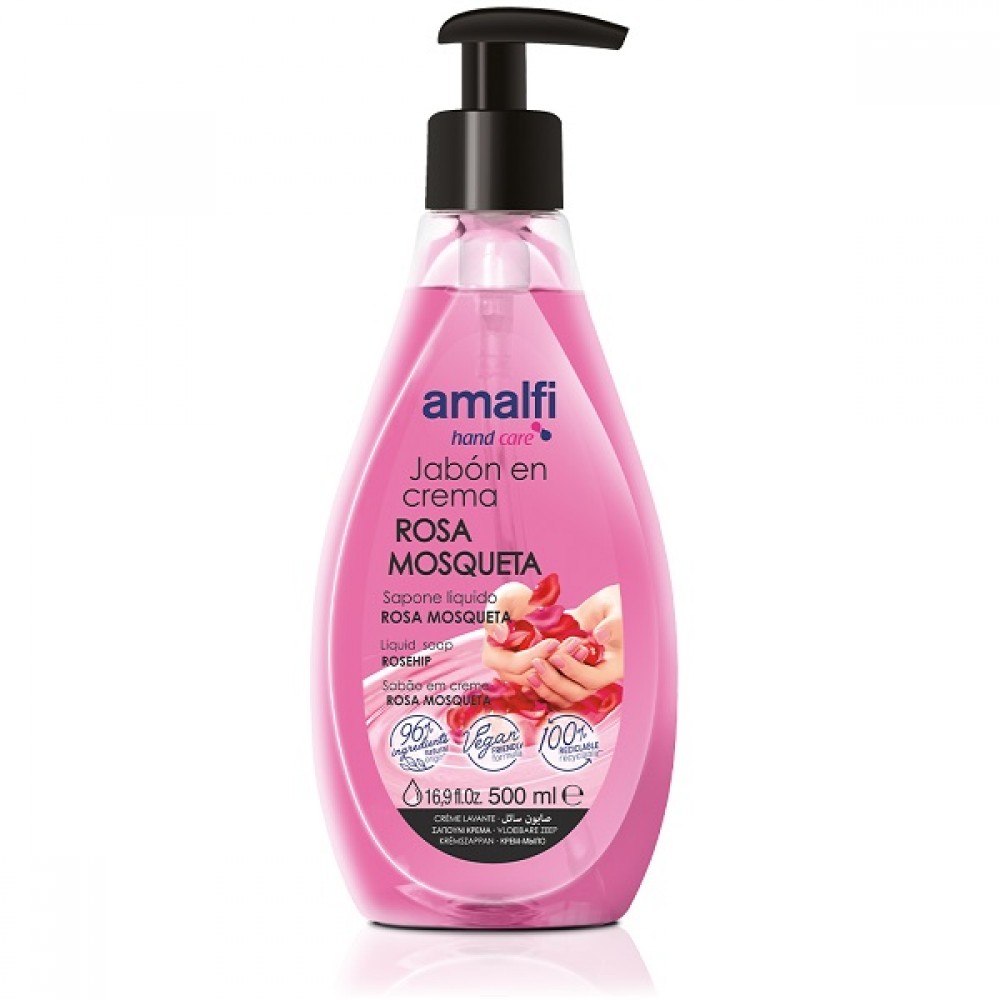 Amalfi Sab Liq Rosa Mosq 500ml