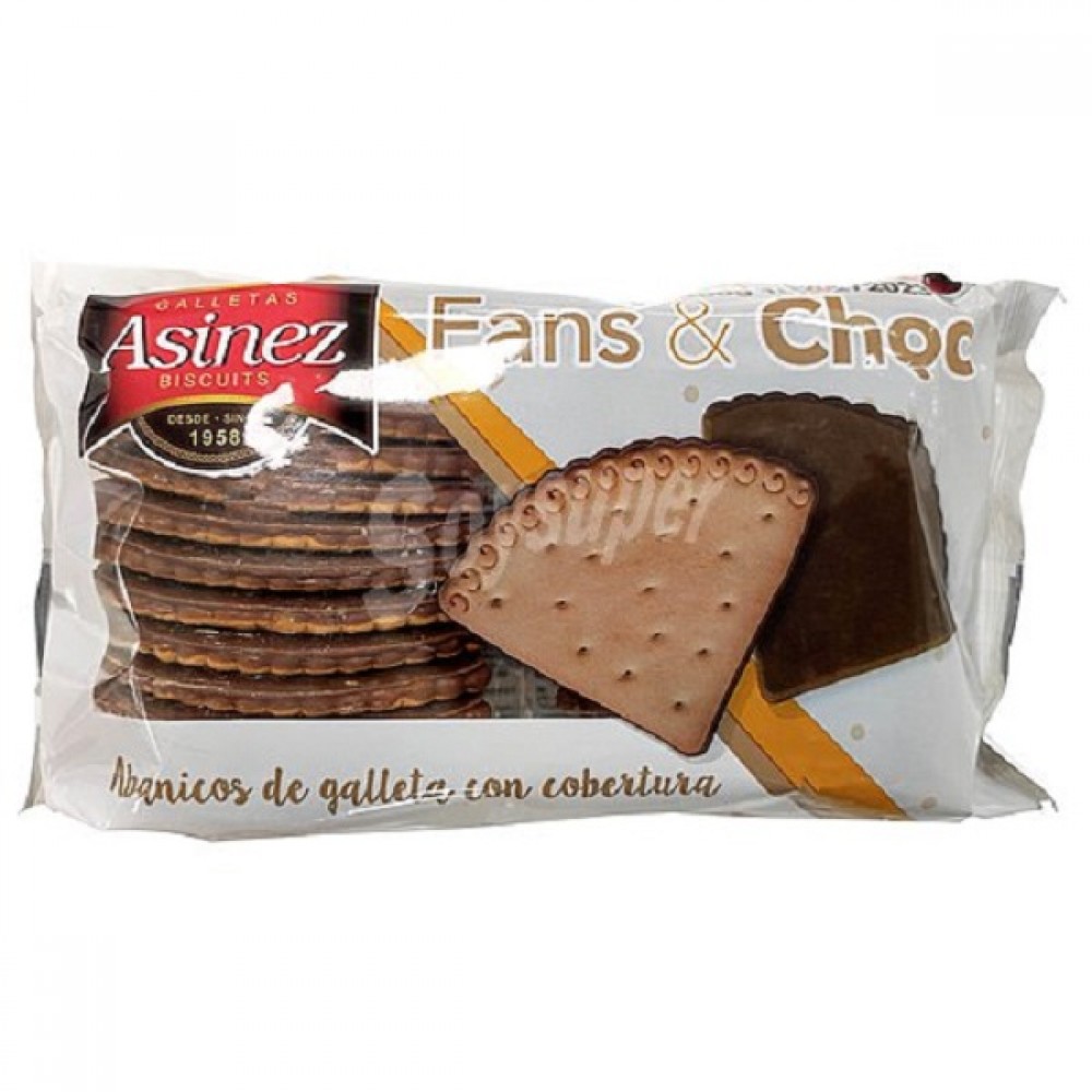 Asinez Abanicos Choco 175g