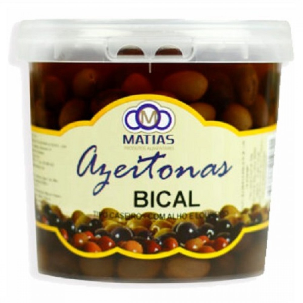 Azeitonas Douro Bical Matias Balde 500g 1Un.