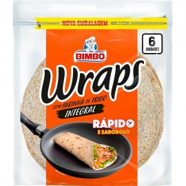Bimbo Wraps Integrais 240g Bimbo Wraps Integrais 240g