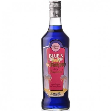 Blue Curação Licor Zimbro 700ml 1Un.