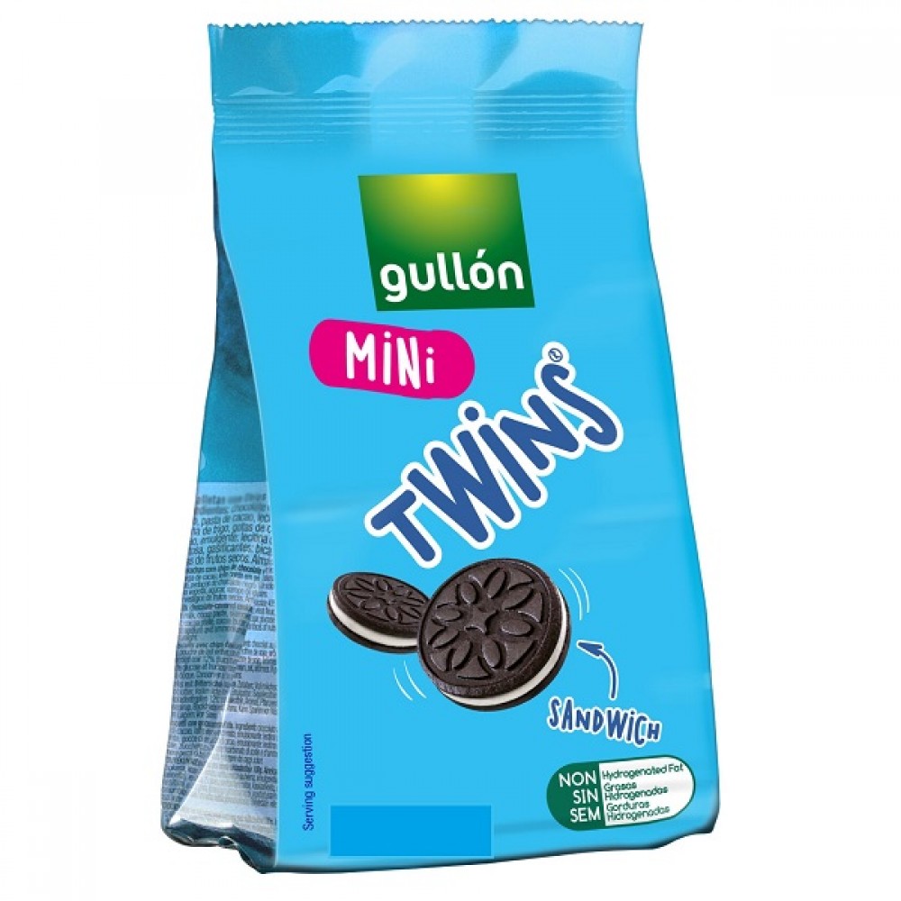 Bolacha Gullon Mini Twins Branco 150g 1Un.