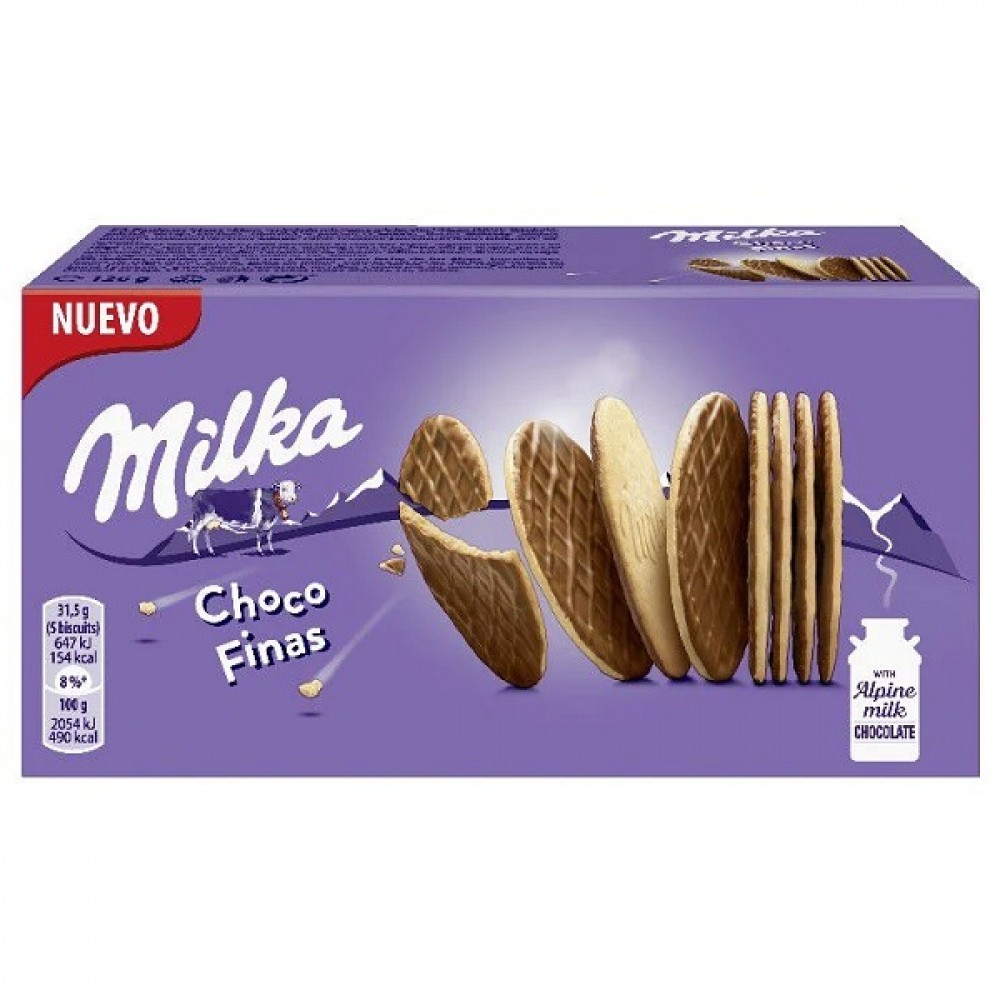 Milka Cookies Choco Finas 126g