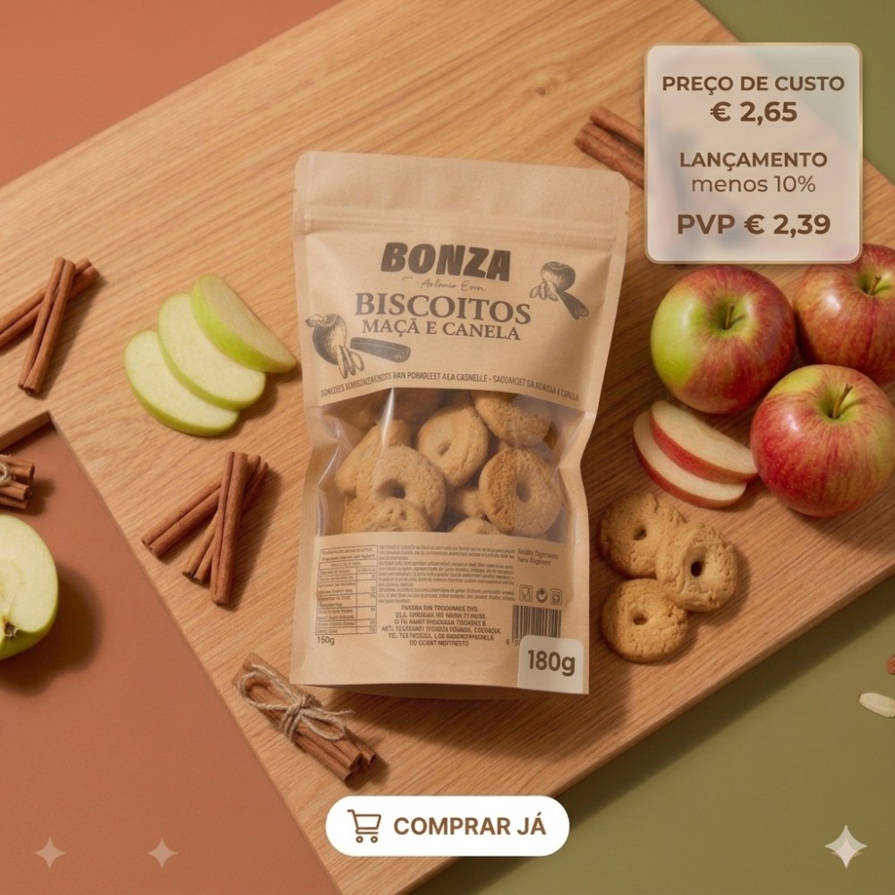 BONZA Maça e Canela 180g