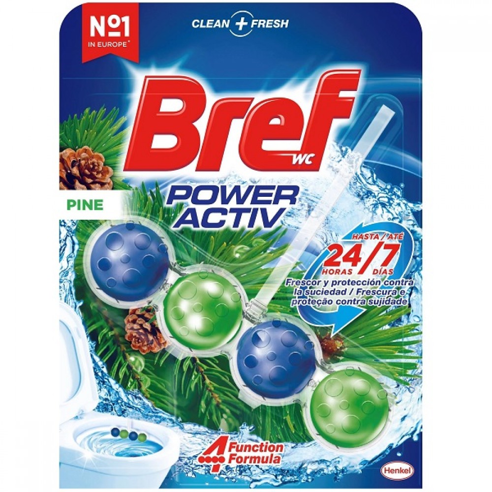 Bref WC Poder Activo Pinho 50g