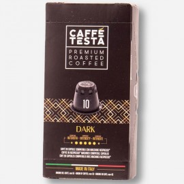Caffé Testa Dark 10 Cápsulas Compatíveis Nespresso®1,9oz 55g 1Un.