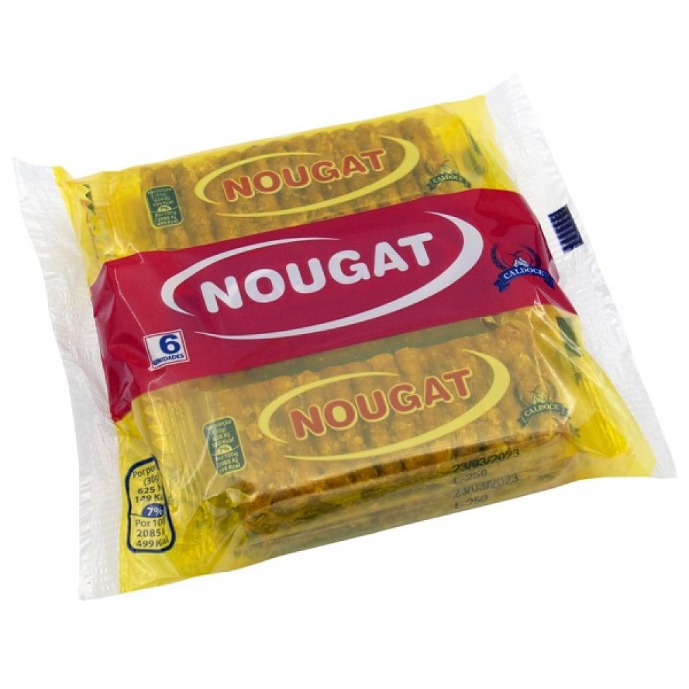 Caldoce Nougat 6 Unidades