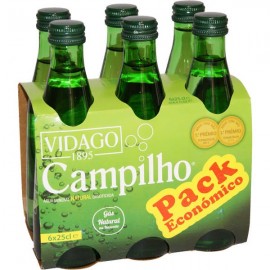 Campilho Água Gás Pack 6x25cl Campilho Água Gás Pack 6x25cl