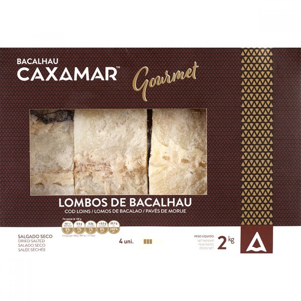 Lombos Bacalhau Gourmet 4u 2Kg