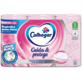 Colhogar Papel Higie Rosa 12R