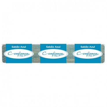 Confiança Sabão Barra Azul 1kg