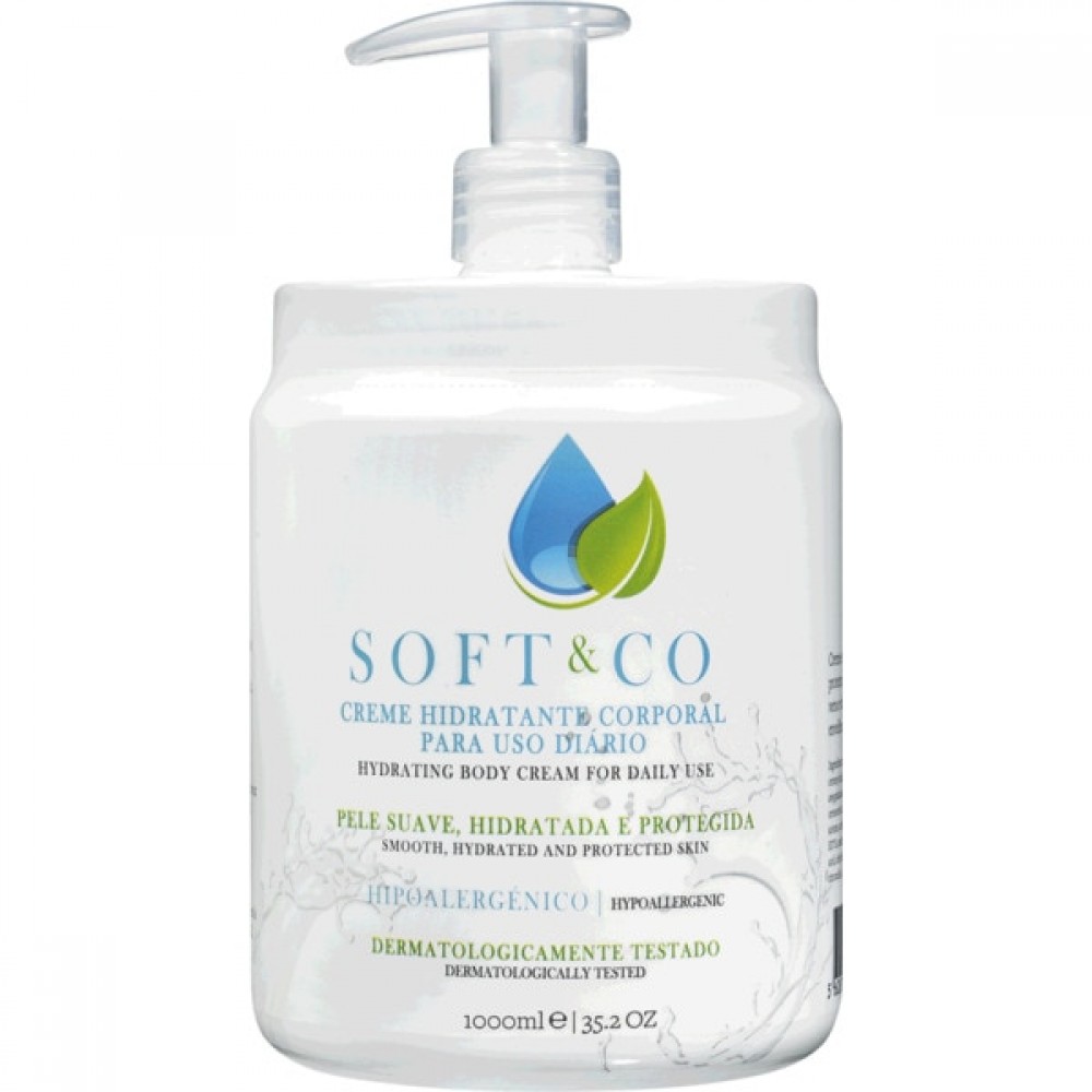 Creme Hidratante Corpo Hipoalergénico Soft&Co 1000ml 1Un.