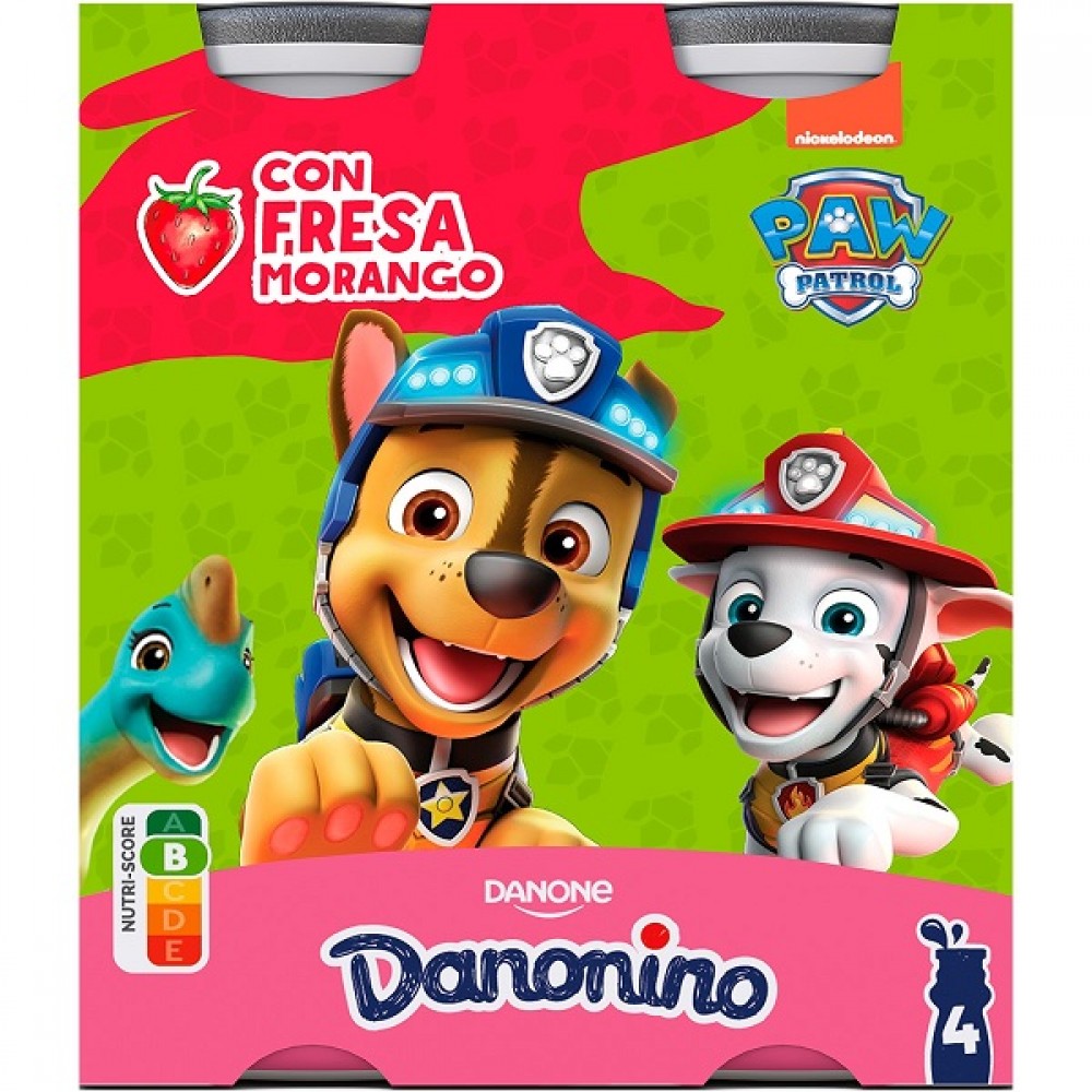 Danonino BebeDino Morango 4x100g