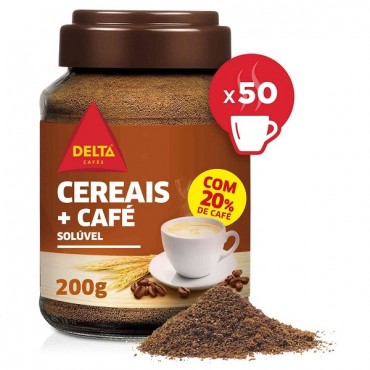 Delta Cereais+Café Frasco 200g