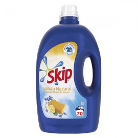 Detergente  Skip Máquina Roupa Líquido Sabão Natural 70 doses 1Un.