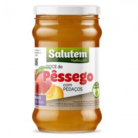 Doce de Pêssego Com Pedaços Salutem 330g 1Un.