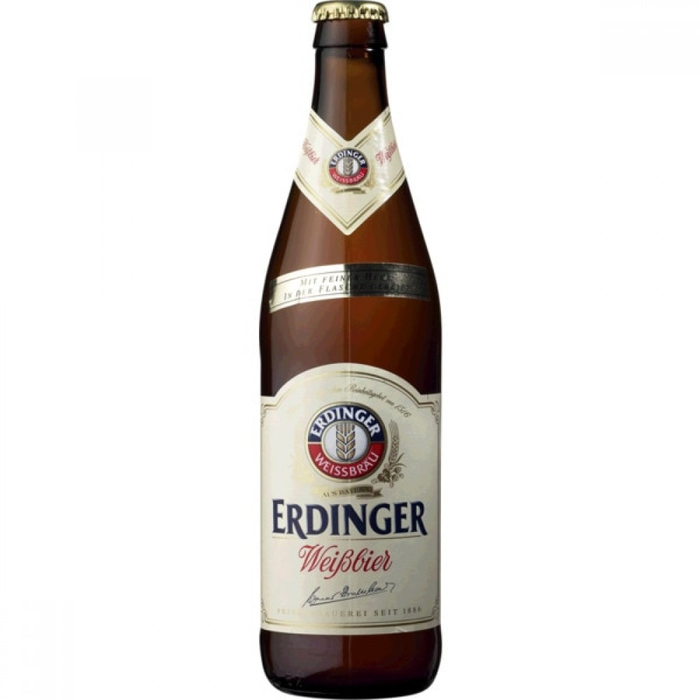 Erdinger Cerveja da Alemanha Weissbier Garrafa 50cl 1Un.<br>