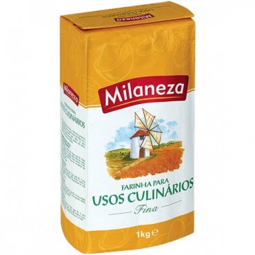 Farinha Fina para Usos Culinários T55 Milaneza 1 Kg
