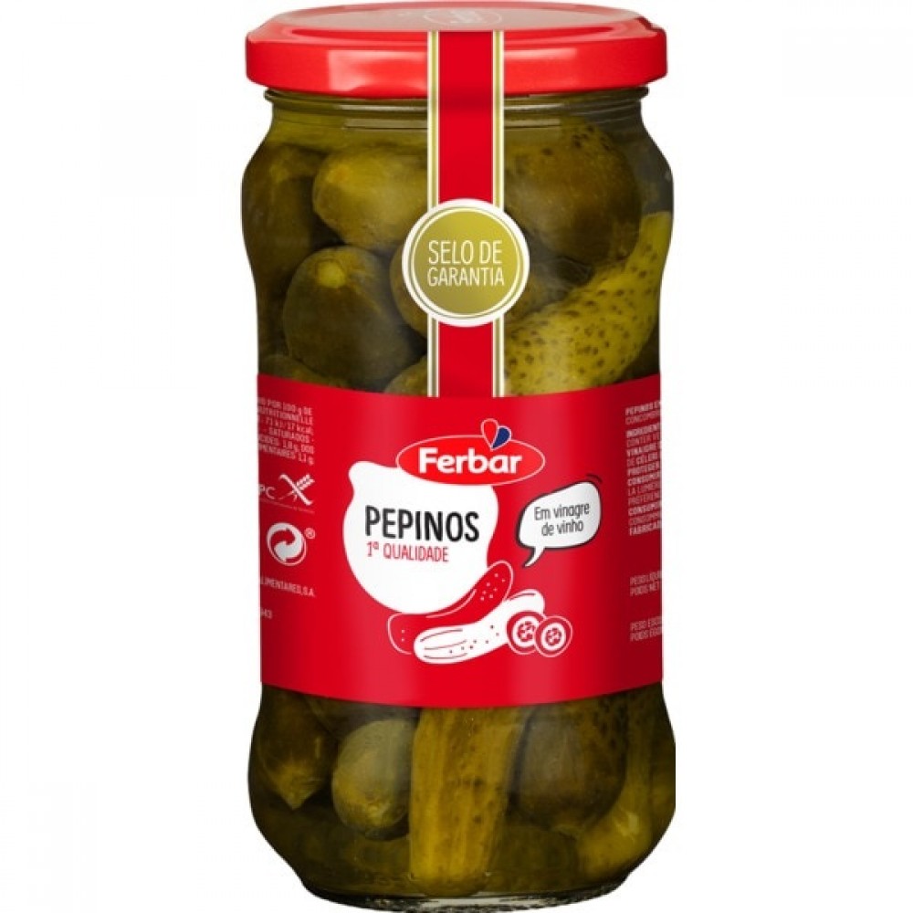 Ferbar Pepinos Vinagre 345g