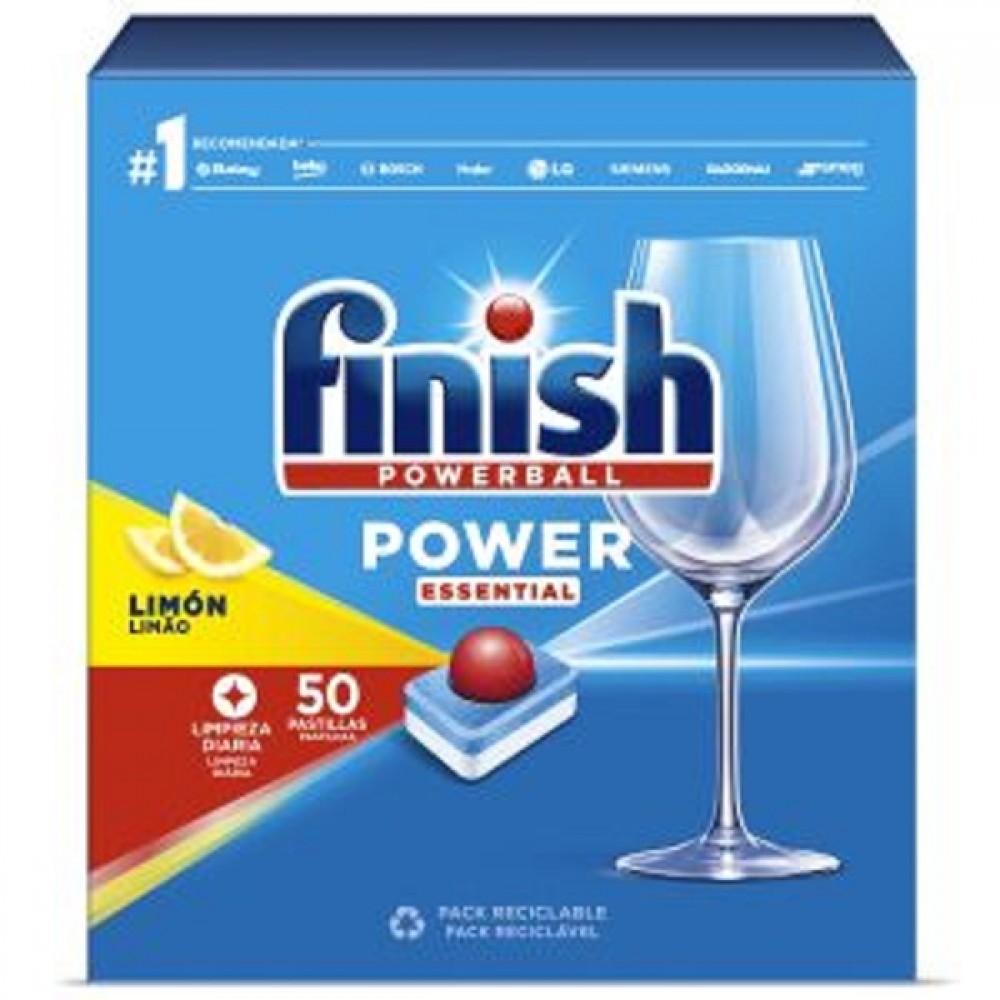 Finish Loiça Limao 50Caps 800g