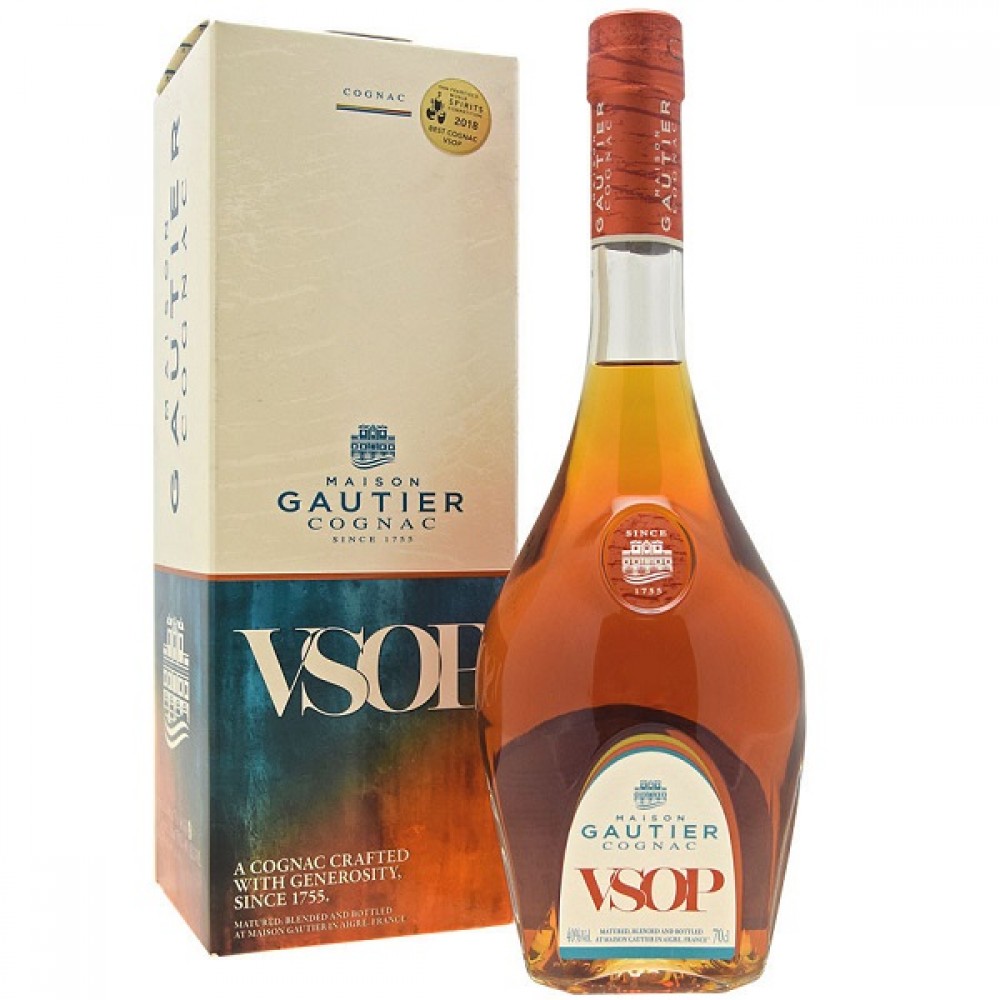 Gautier Cognac VSOP Garrafa 70cl 1Un.