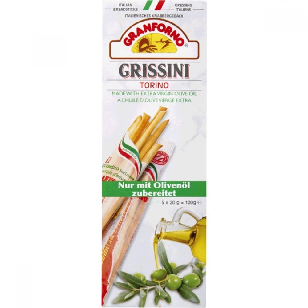 Granforno Gressinos Torino Embalagem 100g 1Un.