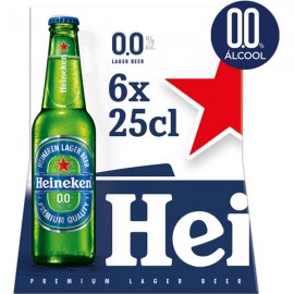 Heineken Cerveja 0,0%Alc. 6x25cl