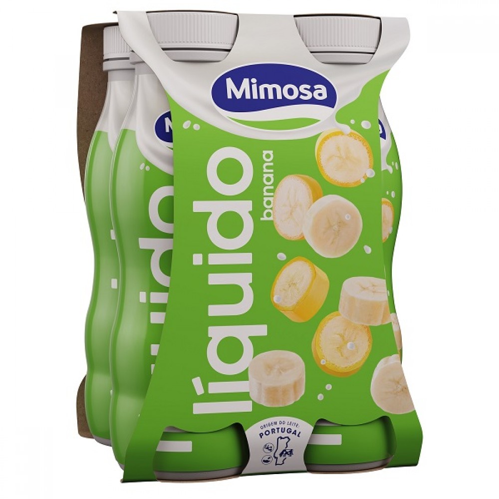 Mimosa Líquido Banana 4x151ml