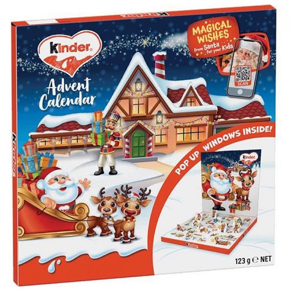Kinder Calendário do Advento 123g