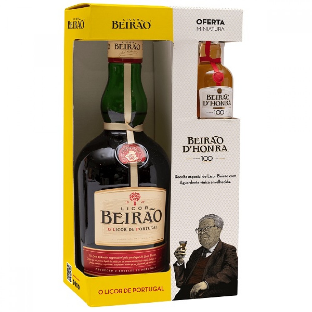 Licor Beirão de Portugal Oferta Mimiatura 70cl 1Un.