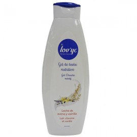 Lov yc Gel de Banho Leite de Aveia Nutritivo e Baunilha 750ml 1Un.