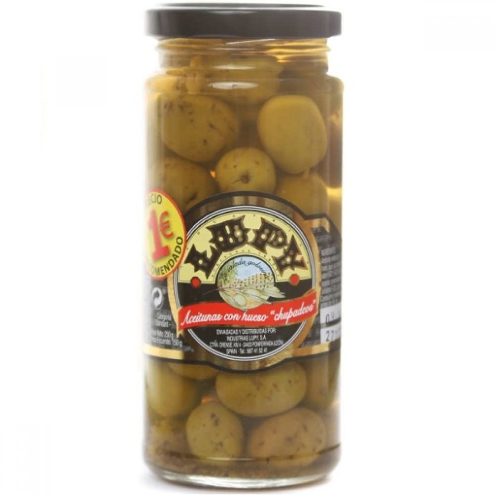 Lupy Azeitona C/Caroço 200g