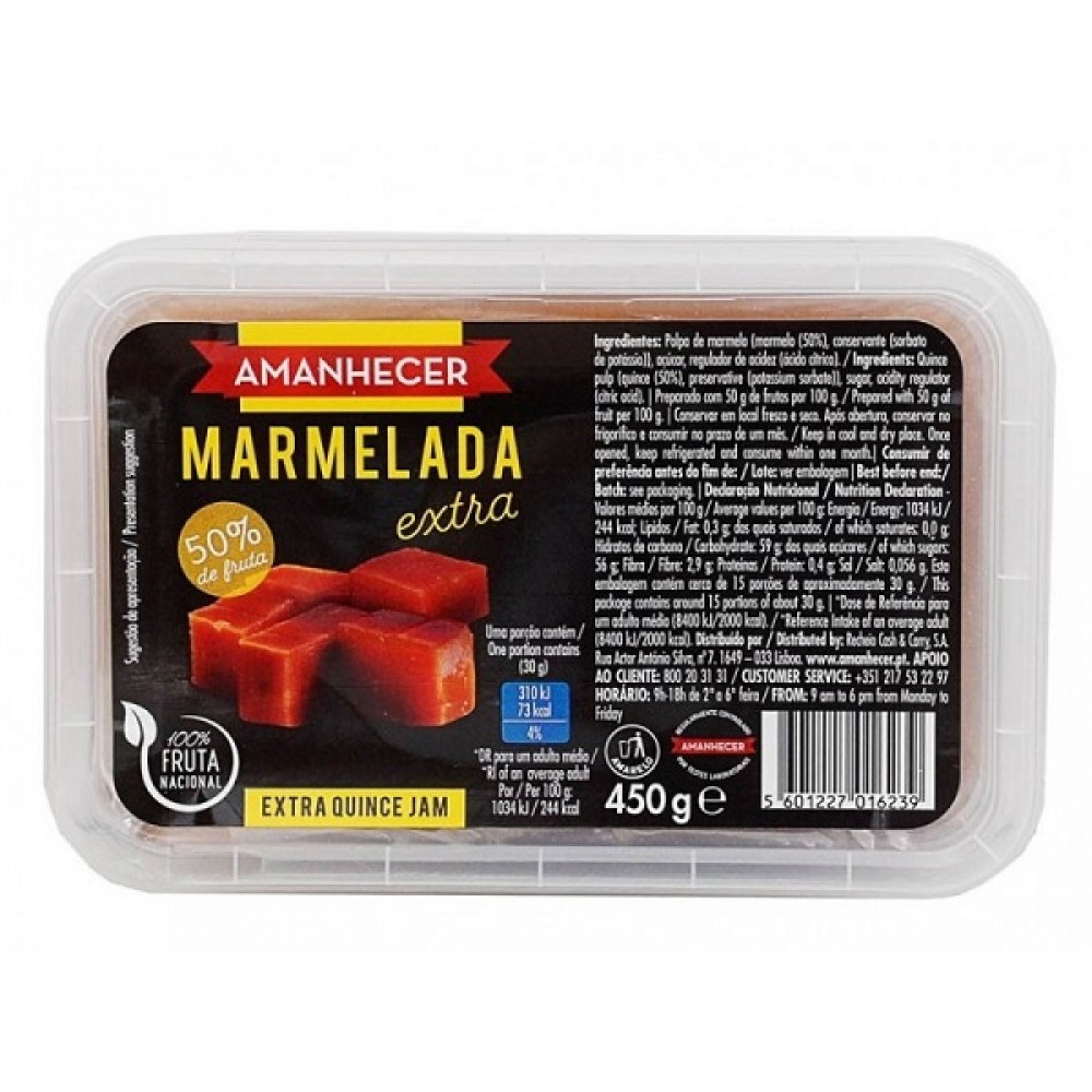 Marmelada Amanhecer Extra 450g 1Un.