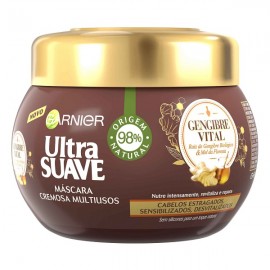 ULTRA SUAVE Máscara Cabelo Estragado Gengibre Vital 300ml 1Un.