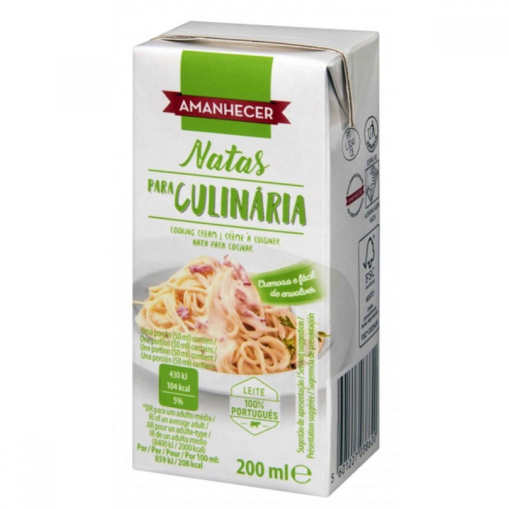 Amanhecer Nata Culinaria 200ml 1Un.