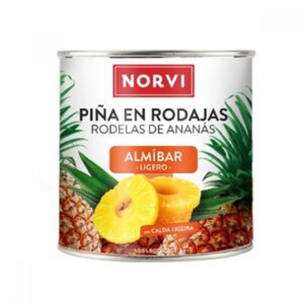 Norvi Ananas Rodelas 825g