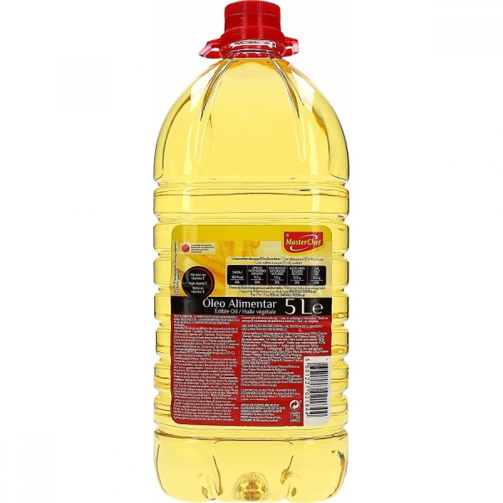 Óleo Alimentar Masterchef 5 Litros 1Un.