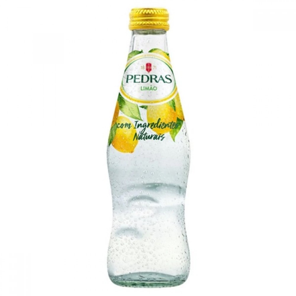 Pedras Limão Agua Com Gas Grfa 25cl 1Un.