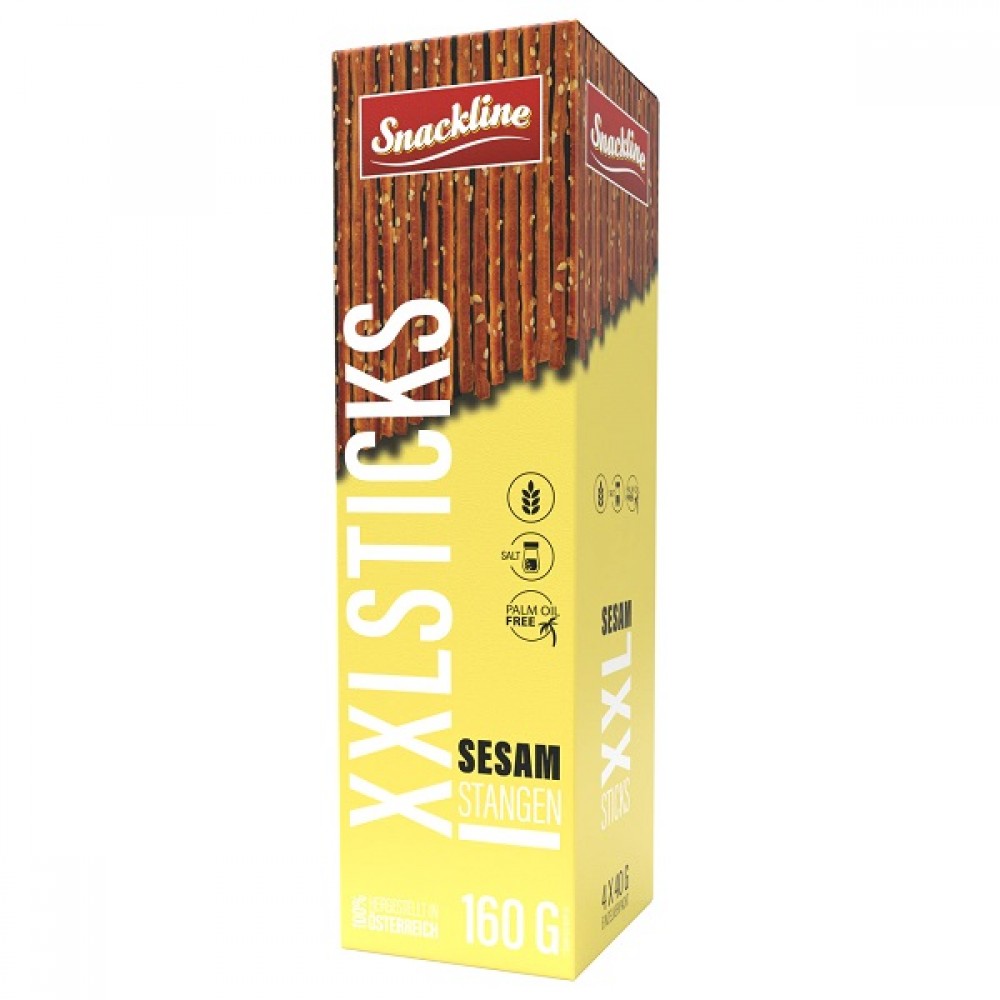 Snackline XXL Palitos de Gergelim Sesam 4x40g 1Un.