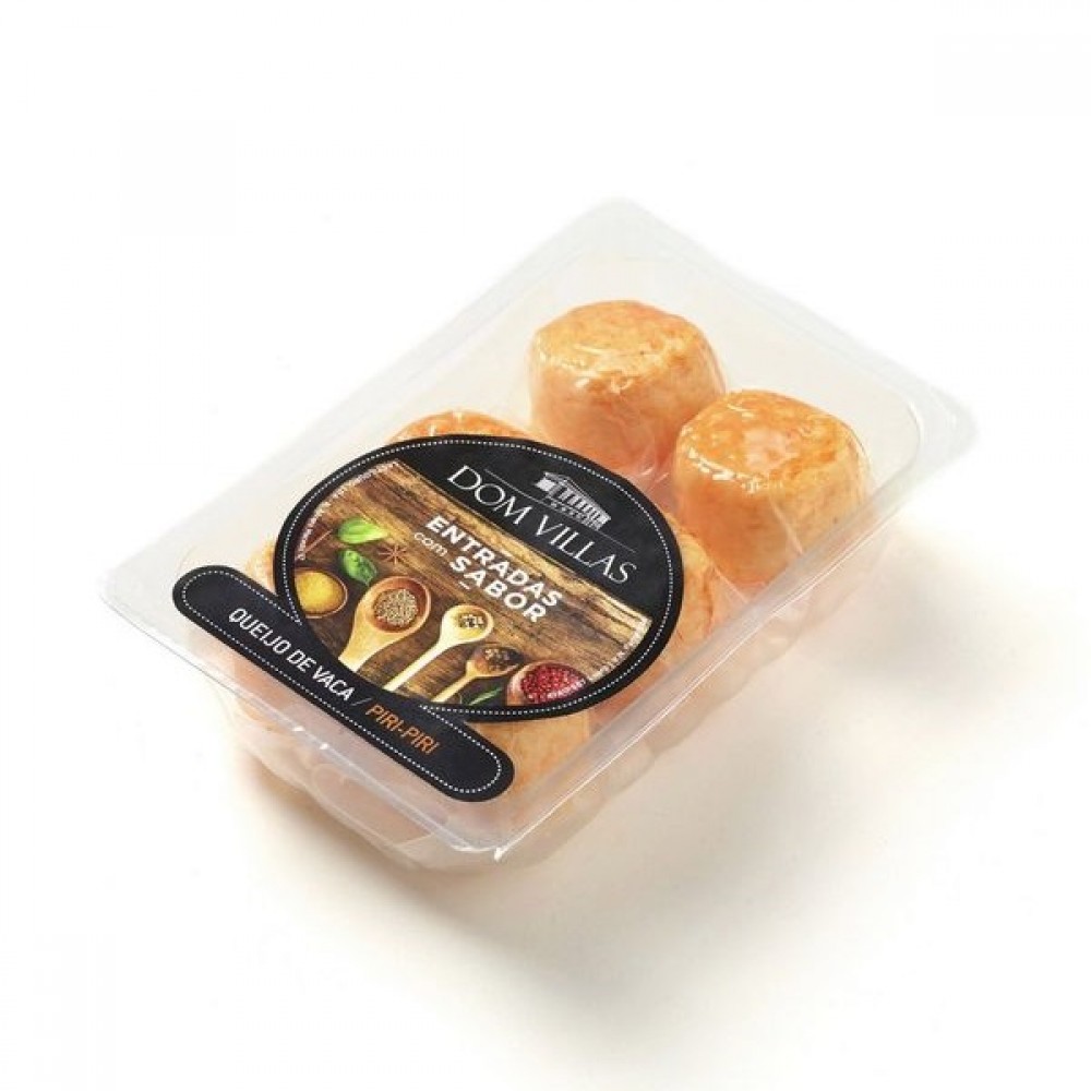 Queijo de Vaca Com Piri-Piri Dom Villas Cuvete 6x50g 1Un.