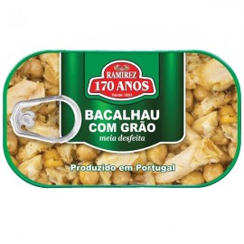 Bacalhau C/Grão Lata 120g<br>