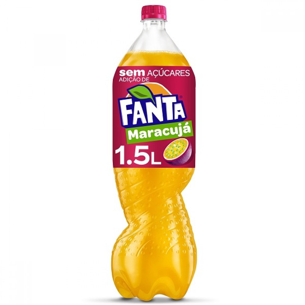Refrigerante Com Gás Fanta Maracujá Garrafa1,5 Litros 1Un.