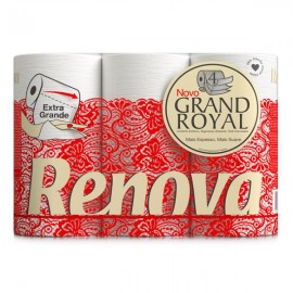 Renova Papel Higienico Grand Royal 4 Folhas P6 1Un.