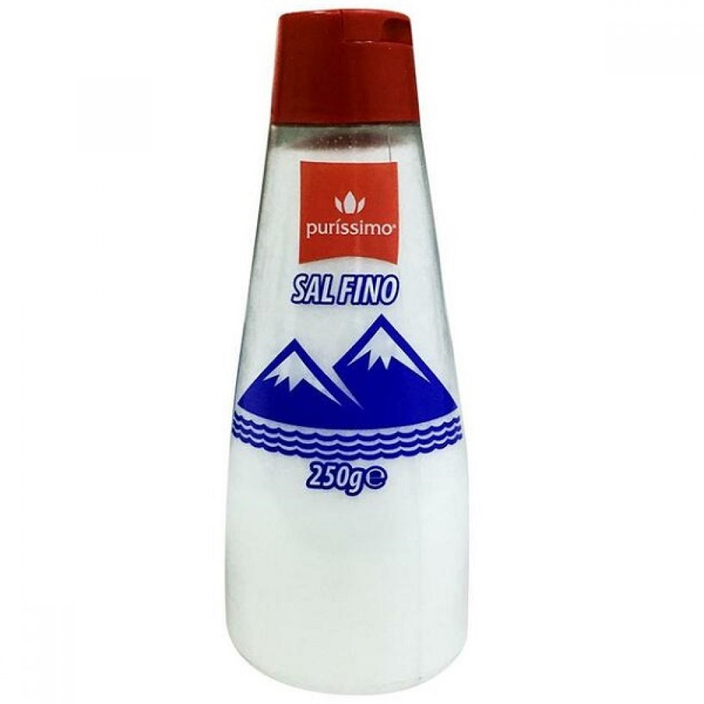Sal Mesa Fino Purissimo Frasco 250g 1Un.
