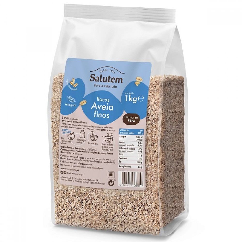 Salutem Flocos Aveia Finos 1Kg