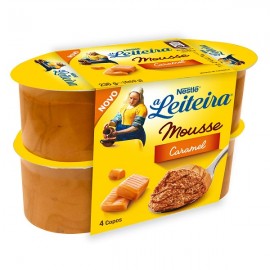 Sobremesa A Leiteira Mousse Caramelo 4x60g 1Un.