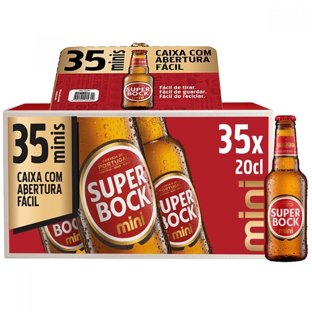Super Bock Brca Mini 35x20cl